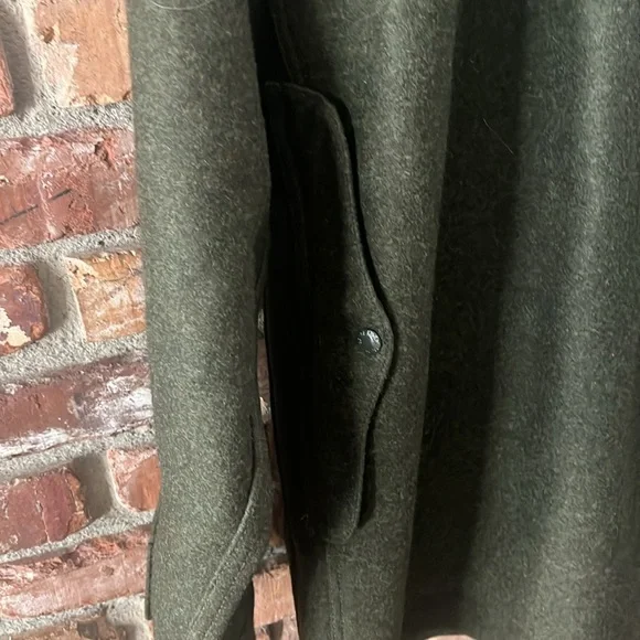 Filson Men's Utility Green Army Jacket With 4 Pockets & Siding Details Size 48 - Picture 8 of 9